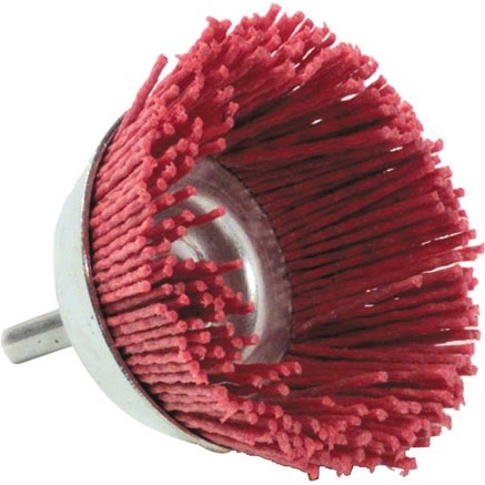 Brosse coupe - Essential - fil nylon rouge - spécial bois - GR80 - D : 65 mm