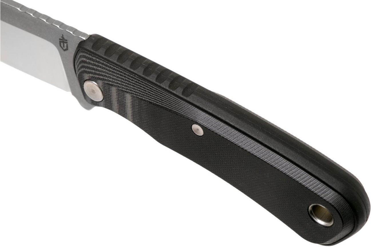Gerber Downwind Fixed Drop Point 30-001817 Black G10, outdoormes