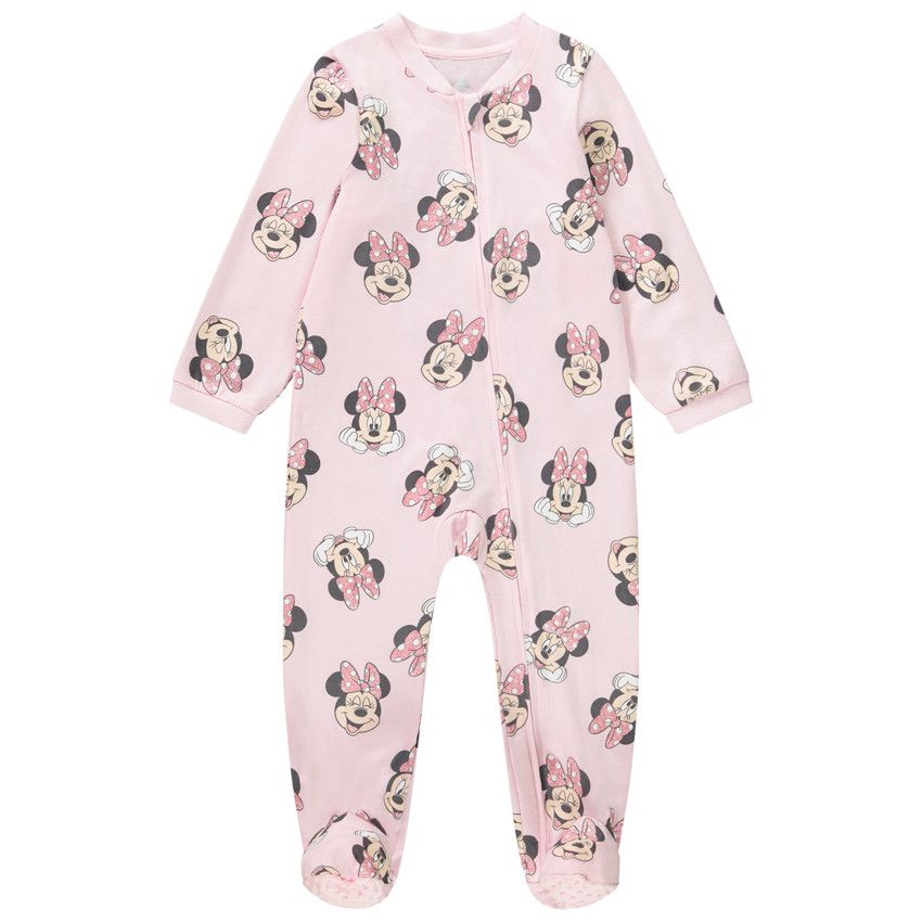 Dors-bien imprimé Minnie Disney pour bébé fille - Rose