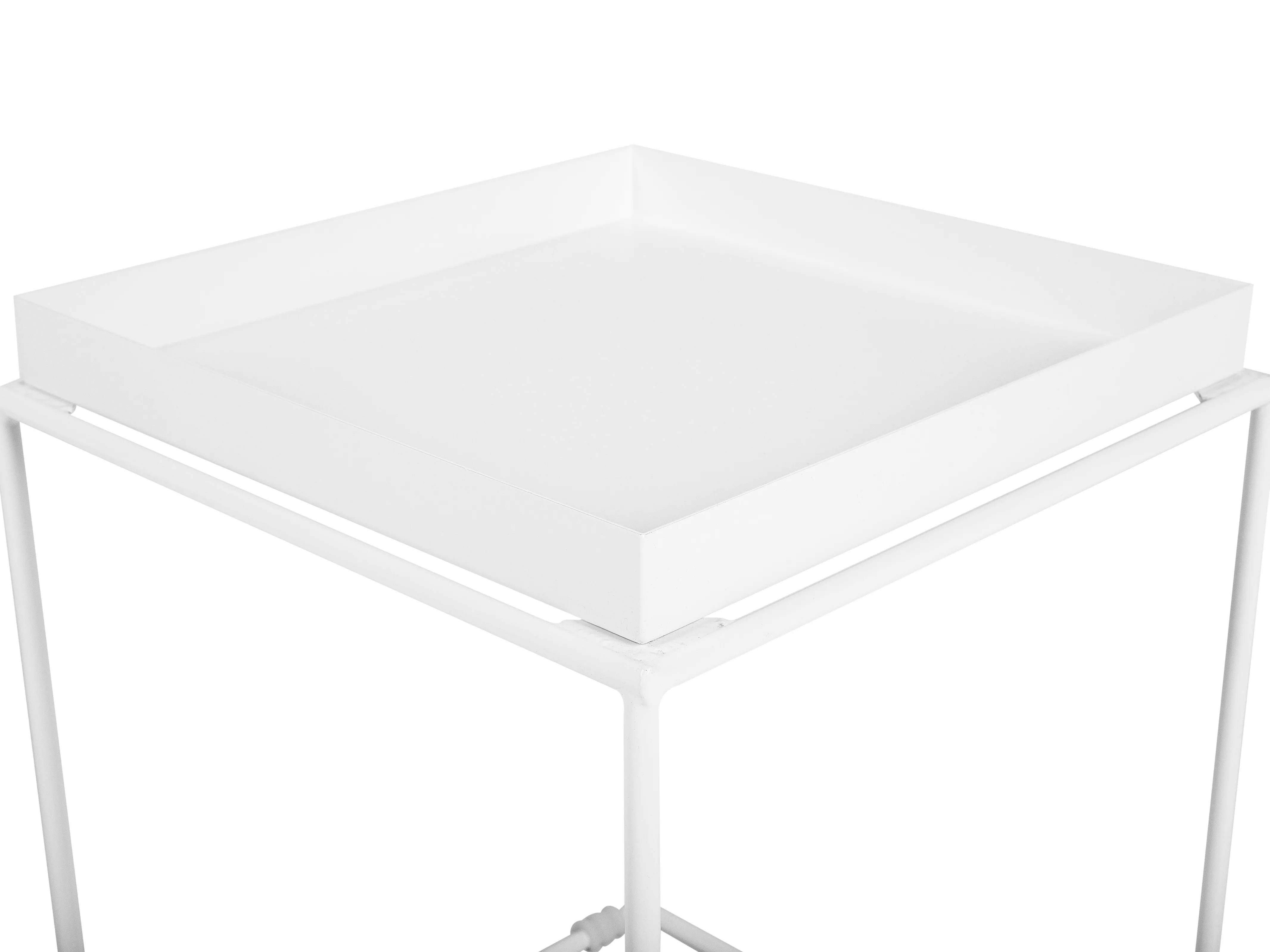 Bijzettafel SAXON Metaal Wit