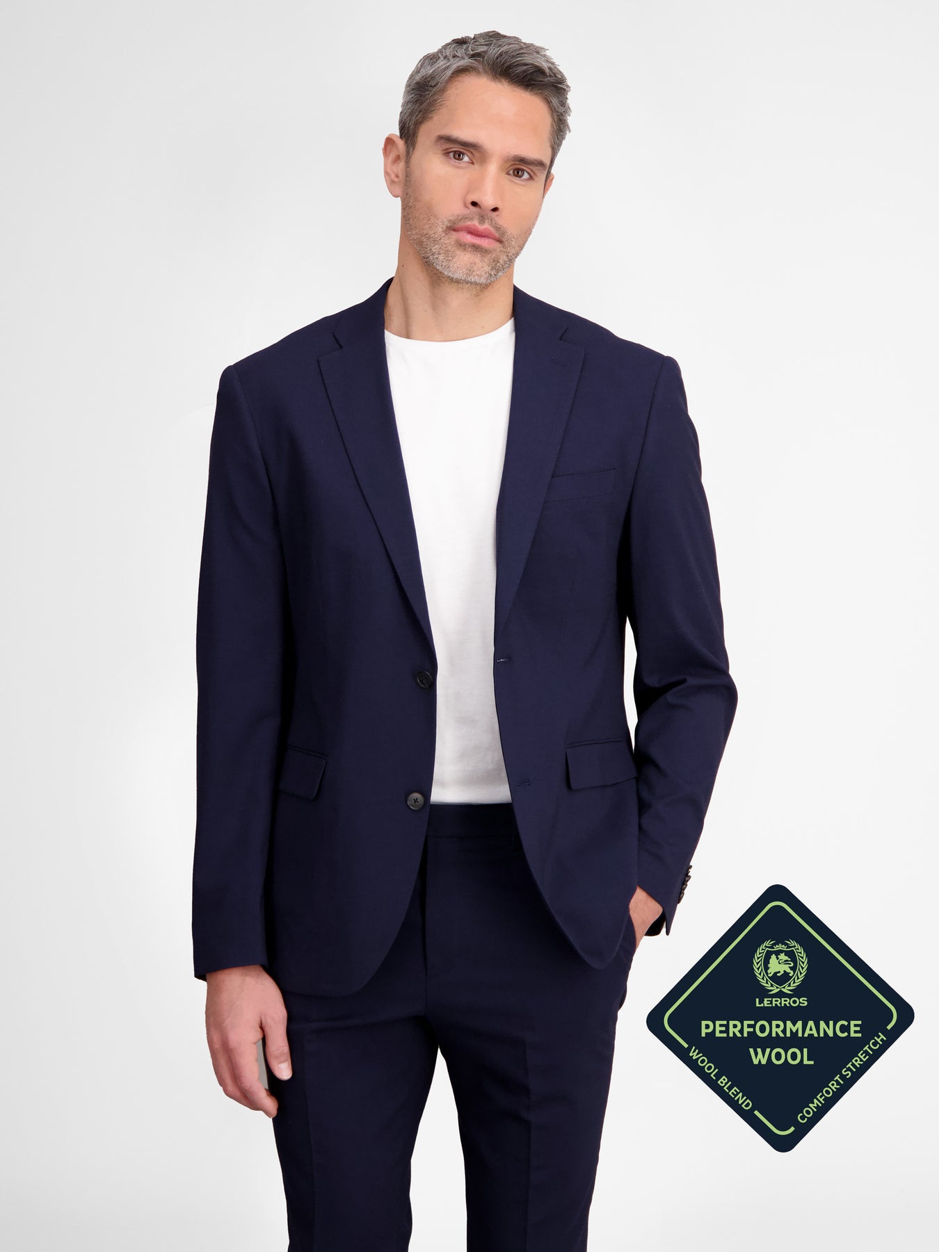 Herren Anzug-Sakko mit Stretchanteil, bequeme Passform