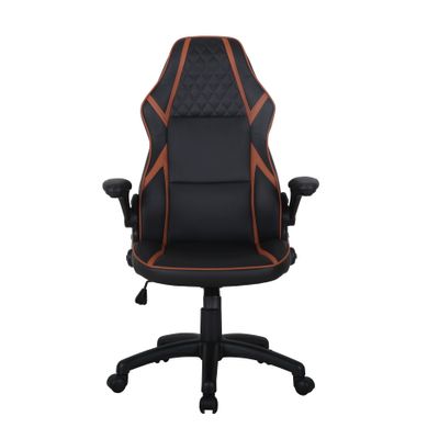Fauteuil gamer RACER SPEED - accoudoirs rabattables - noir et camel