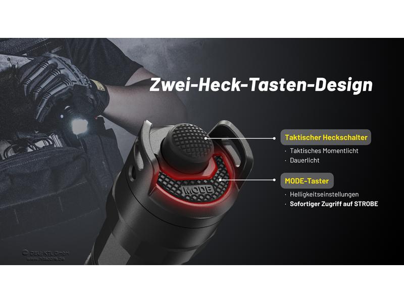 Nitecore Taschenlampe P23i 3000 Lumen LED-Taschenlampe