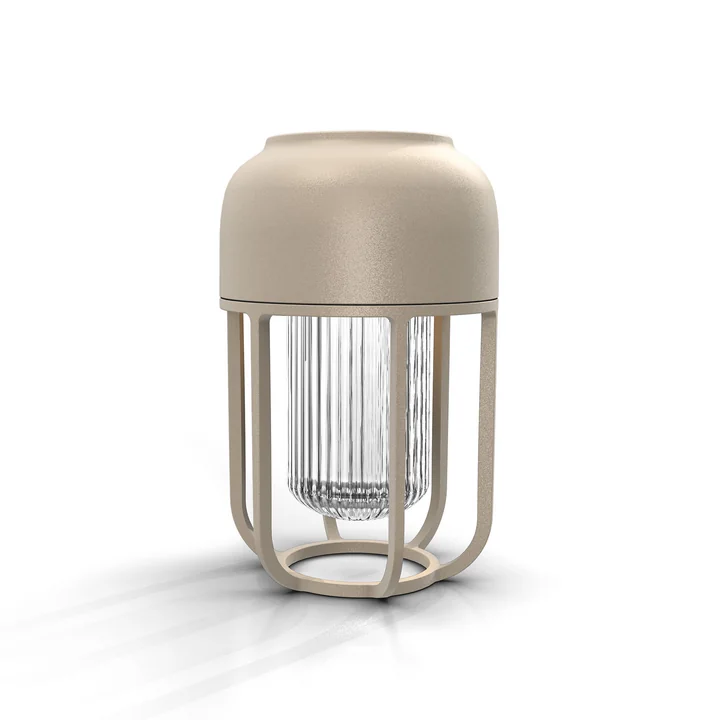 HOUE - Light No1 LED Solar-Akkuleuchte, beige