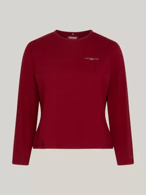 Blusa de manga comprida com logo da coleção Curve 1985