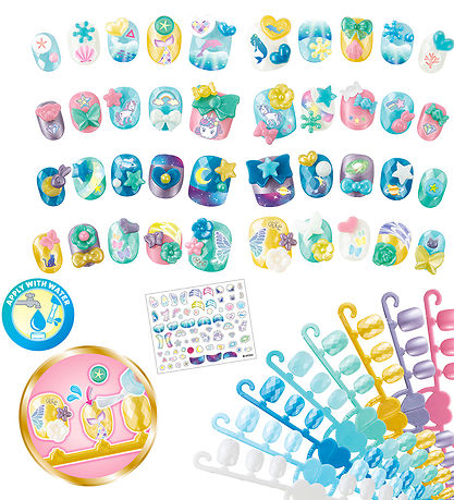 Aquabeads Perles?t - Nail Studio - Stars & Unicorns Nail Refill
