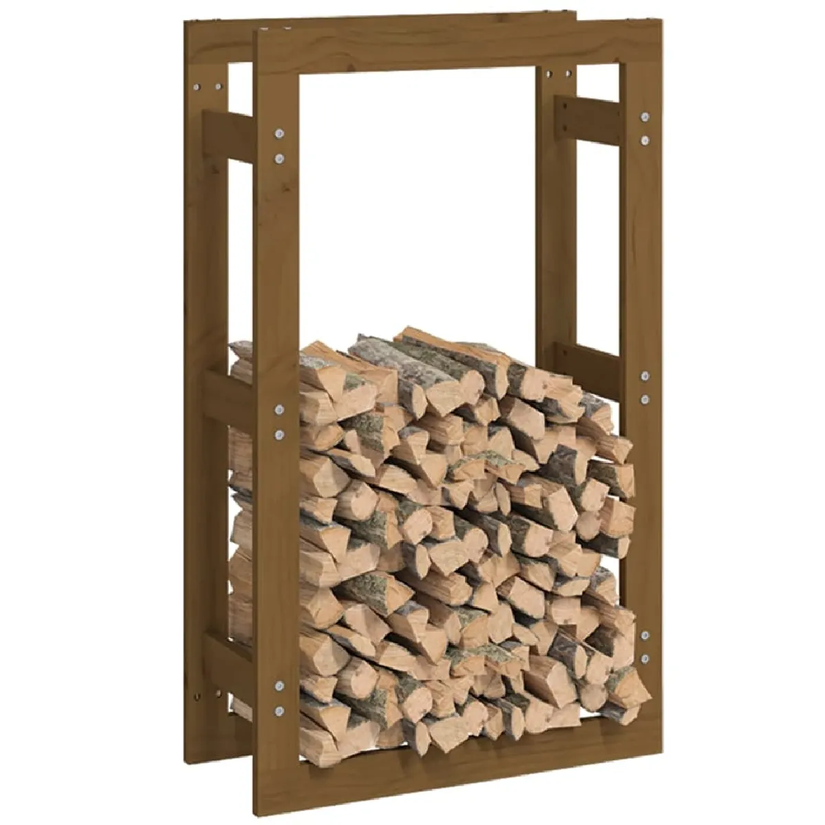 vidaXL Support pour bois de chauffage - Pin