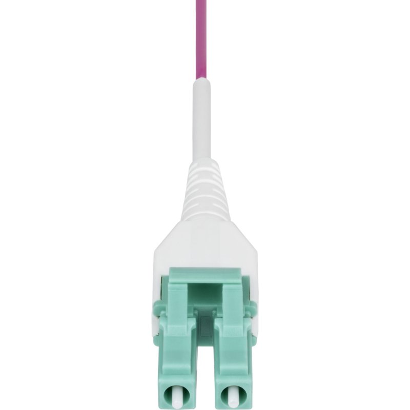 StarTech.com Câble Fibre Optique Multimode OM4 LC vers LC (UPC) de 50m, Erika Violet, 50/125 µm, 40G/100G, LOMMF/VCSEL, Cordon de Raccordement Fibre Optique Uniboot, Certifié OFNR Riser