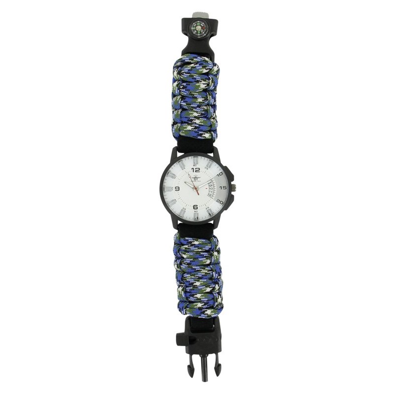 Montre Homme M. JOHN bracelet Cuir Bleu