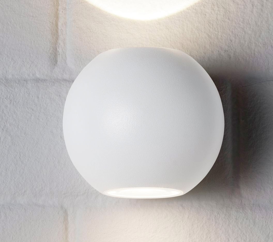 casaNOVA LED Wandleuchte Up Down TOSO 10 cm weiß