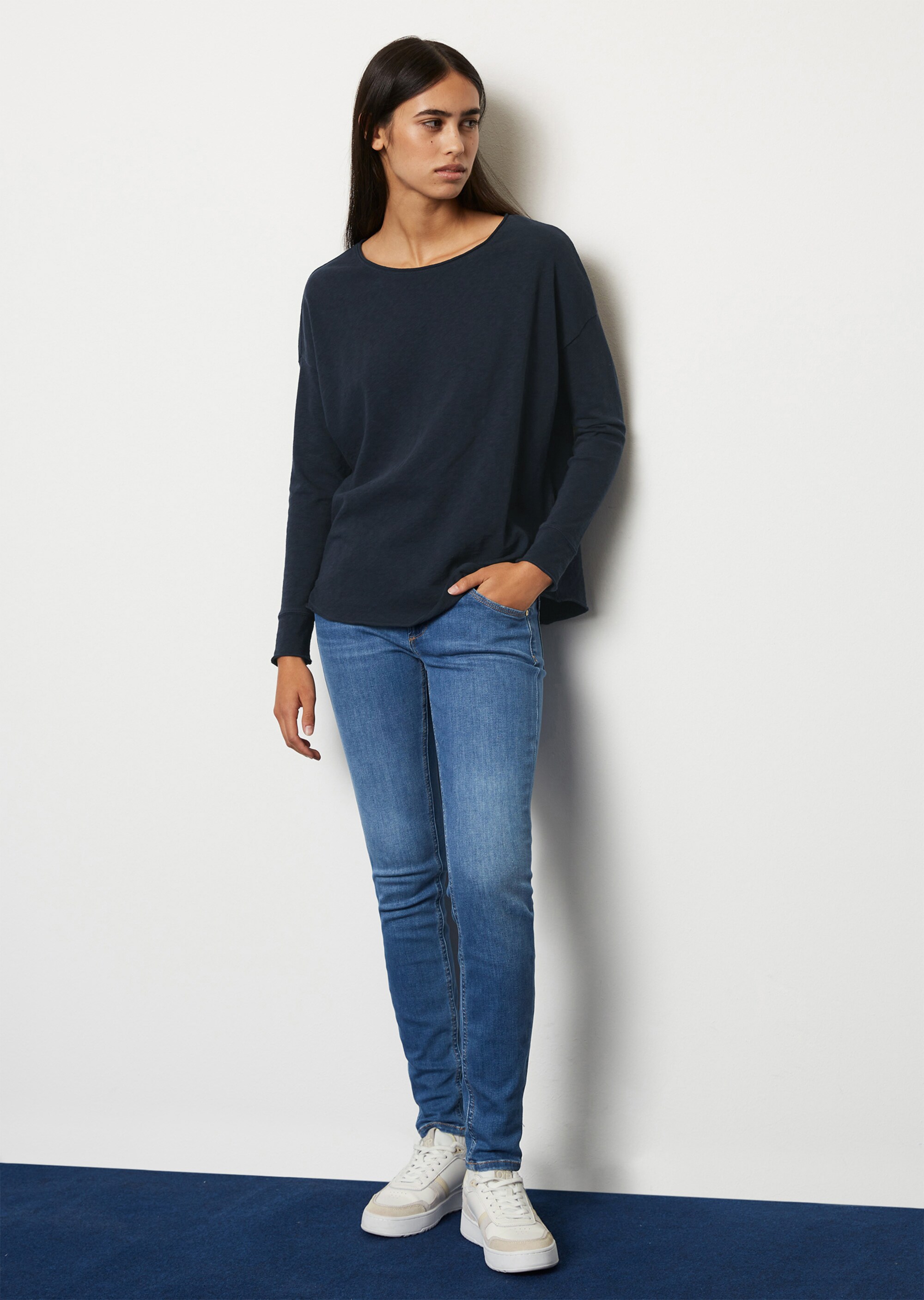 Longsleeve oversizeaus Heavy-Slubjersey