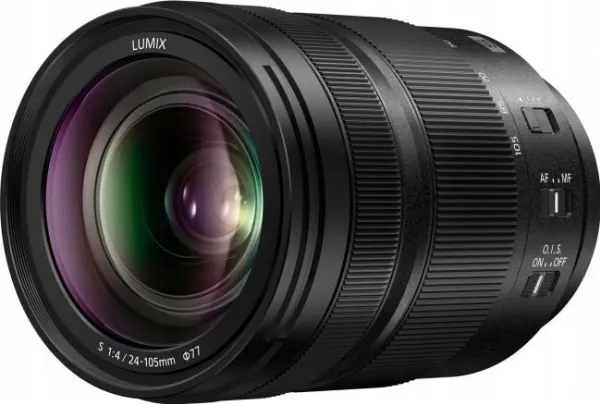 Panasonic Lumix S S-R24105 - Zoomobjektiv - 24 mm - 105 mm - f/4.0 Macro O.I.S. - L-Mount - til Leica SL2, SL2-S; Leica CL; Panasonic Lumix DC-BS1H, S1, S1R, S1H, S5, S5M2, S5M2X; Sigma fp, fp L