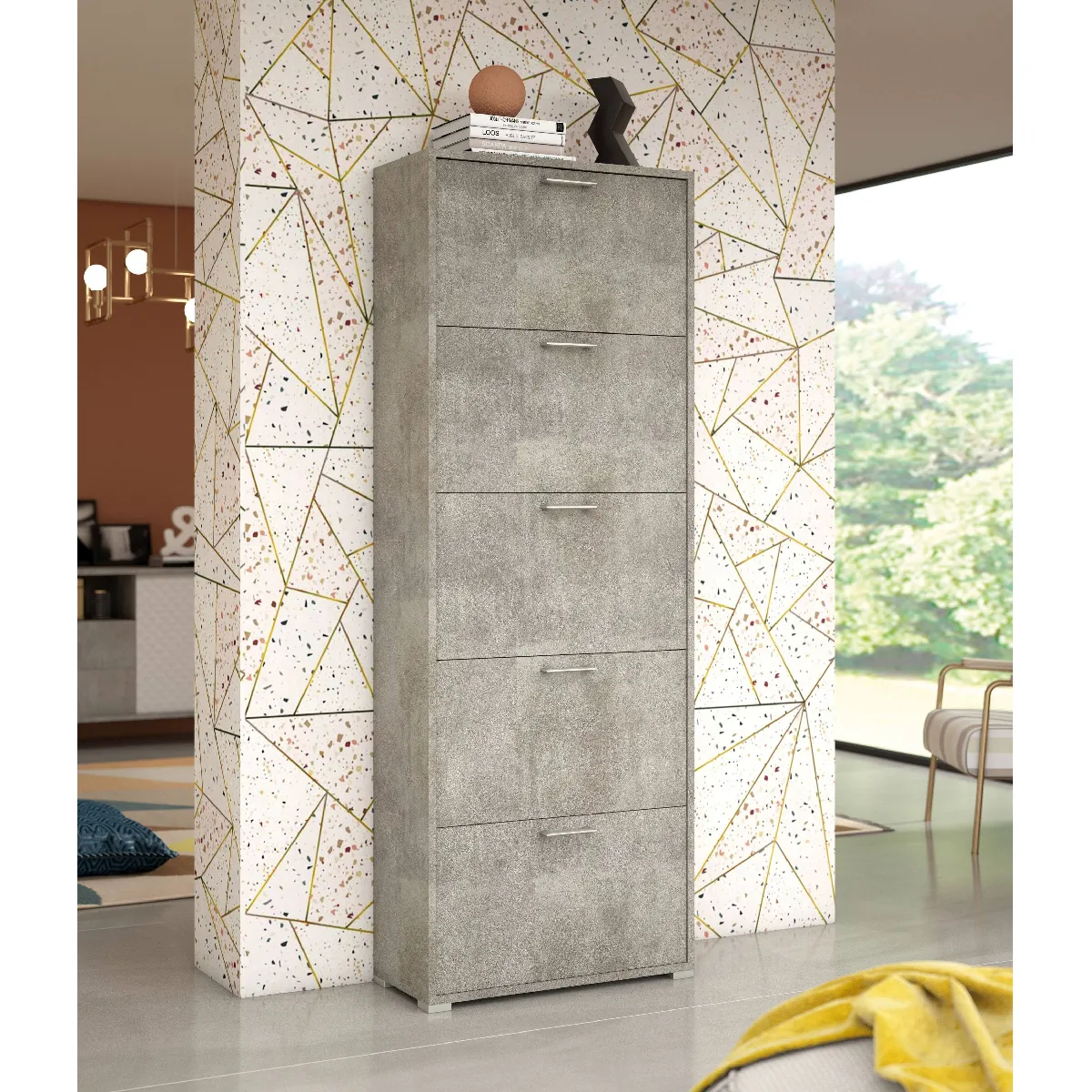 Alter Meuble à chaussures Ciment