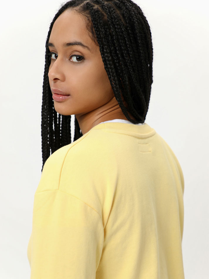 Conjunto com 4 moletons de agasalho combinando - Amarelo
