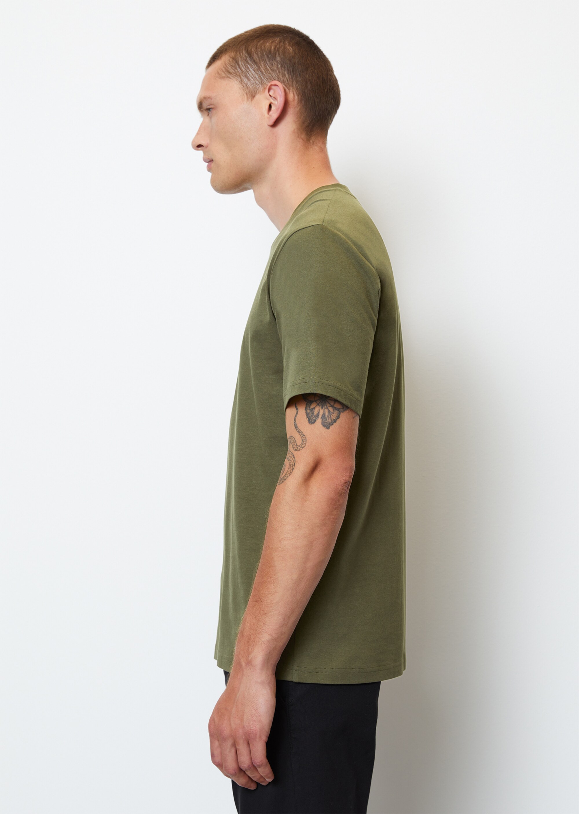 Basic-T-Shirt regular aus reiner Bio-Baumwolle
