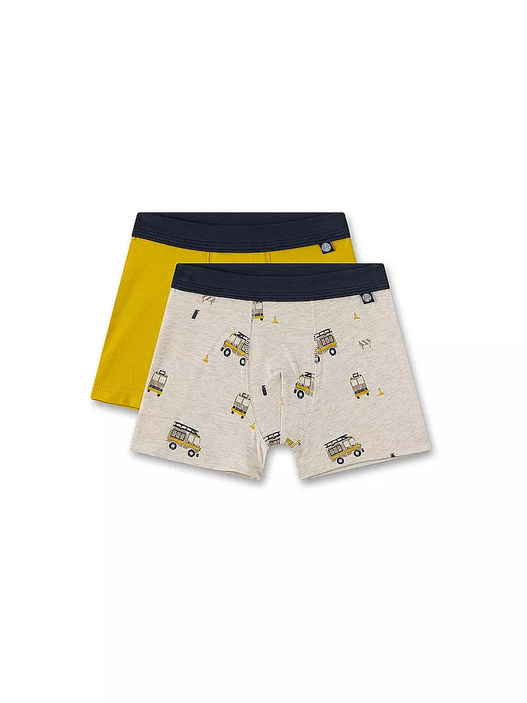 SANETTA Jungen Pants 2er Pkg. Nature Mel beige
