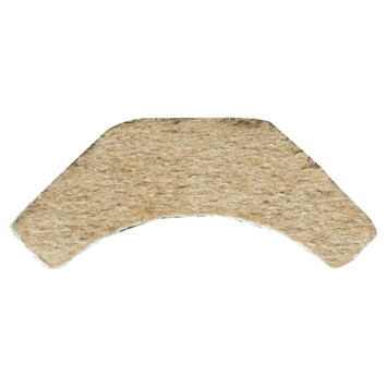 Agnes hollat MDF wit stuc 22x22 mm 260 cm