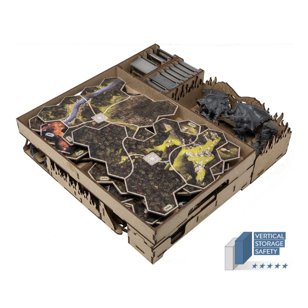 Rangement pour Boîte Dicetroyers - Le Seigneur des Anneaux - Voyages en Terre du Milieu (Extensions)