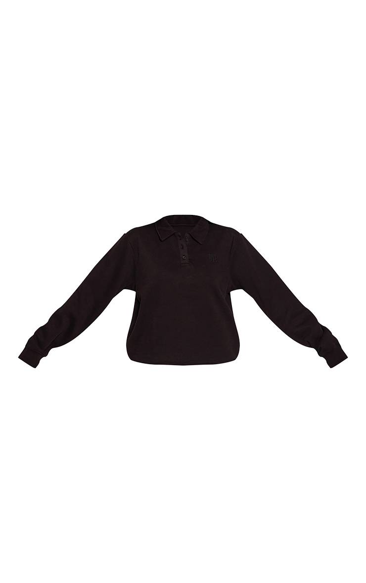 Noir Sweat-shirt Polo