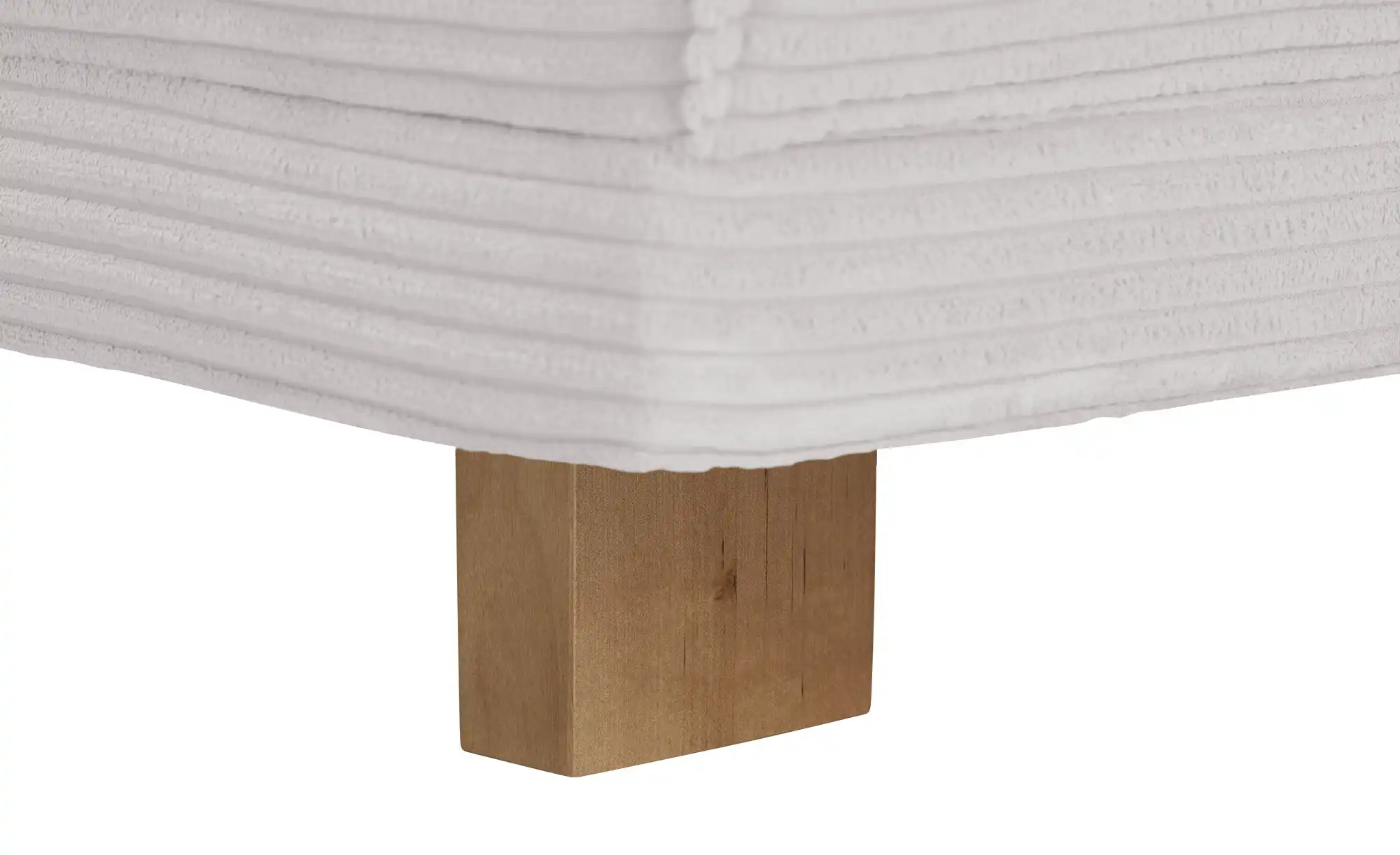 SOHO Ecksofa Cord Weiß Trenisha