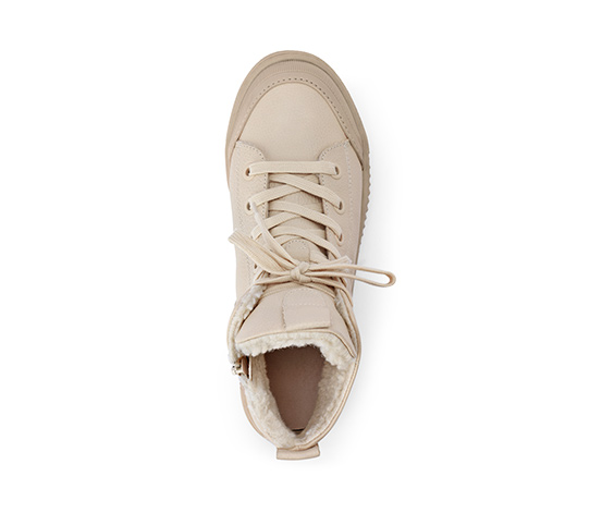 Gefütterte Leder-Sneaker