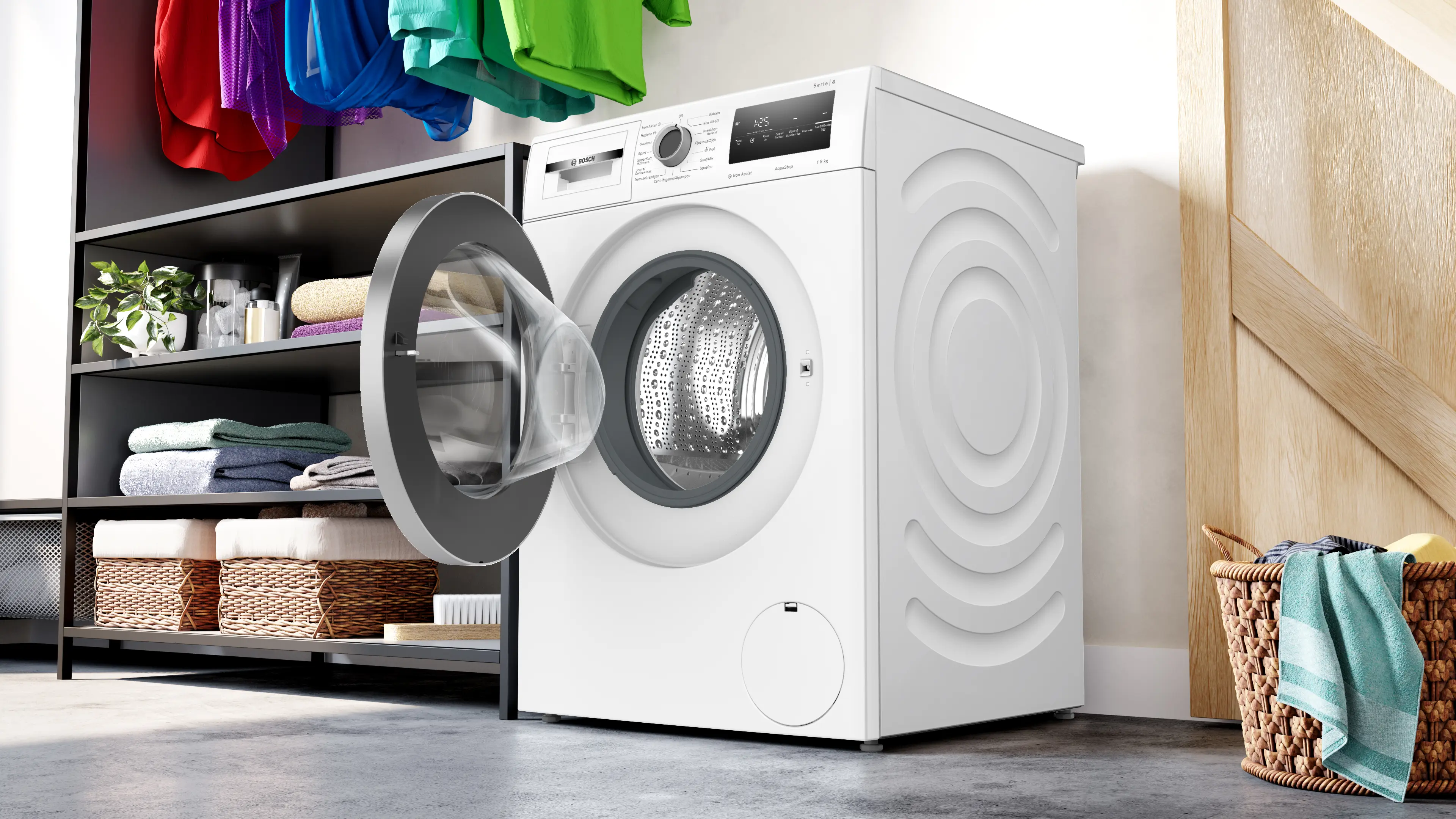 Serie 4 Wasmachine, voorlader 8 kg max. 1400 rpm