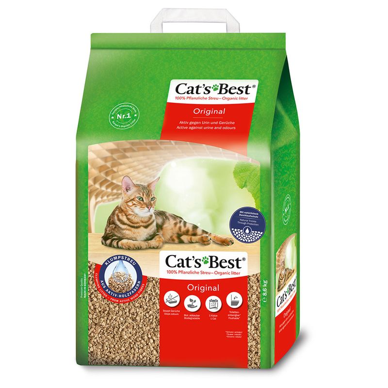 Litière Cat's Best Original à prix discount sur bitiba.fr