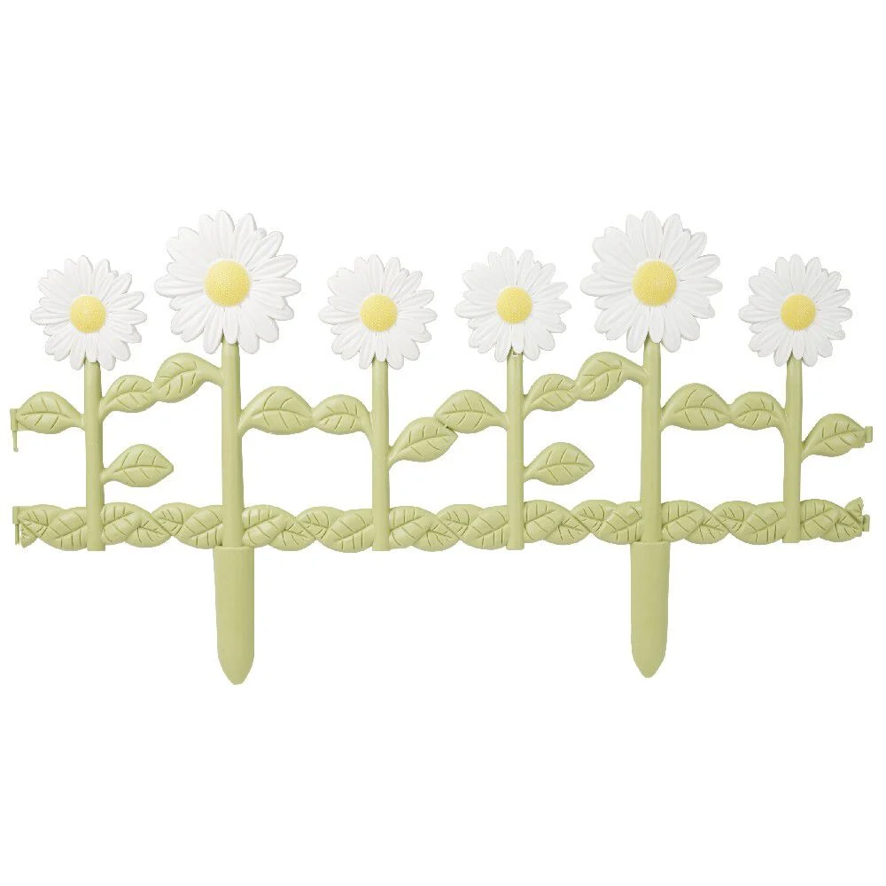 Barrière de jardin plastique marguerite pâquerette