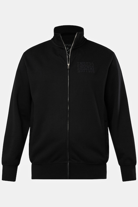 Sweatjacke, Stehkragen, Zipper, bis 8 XL