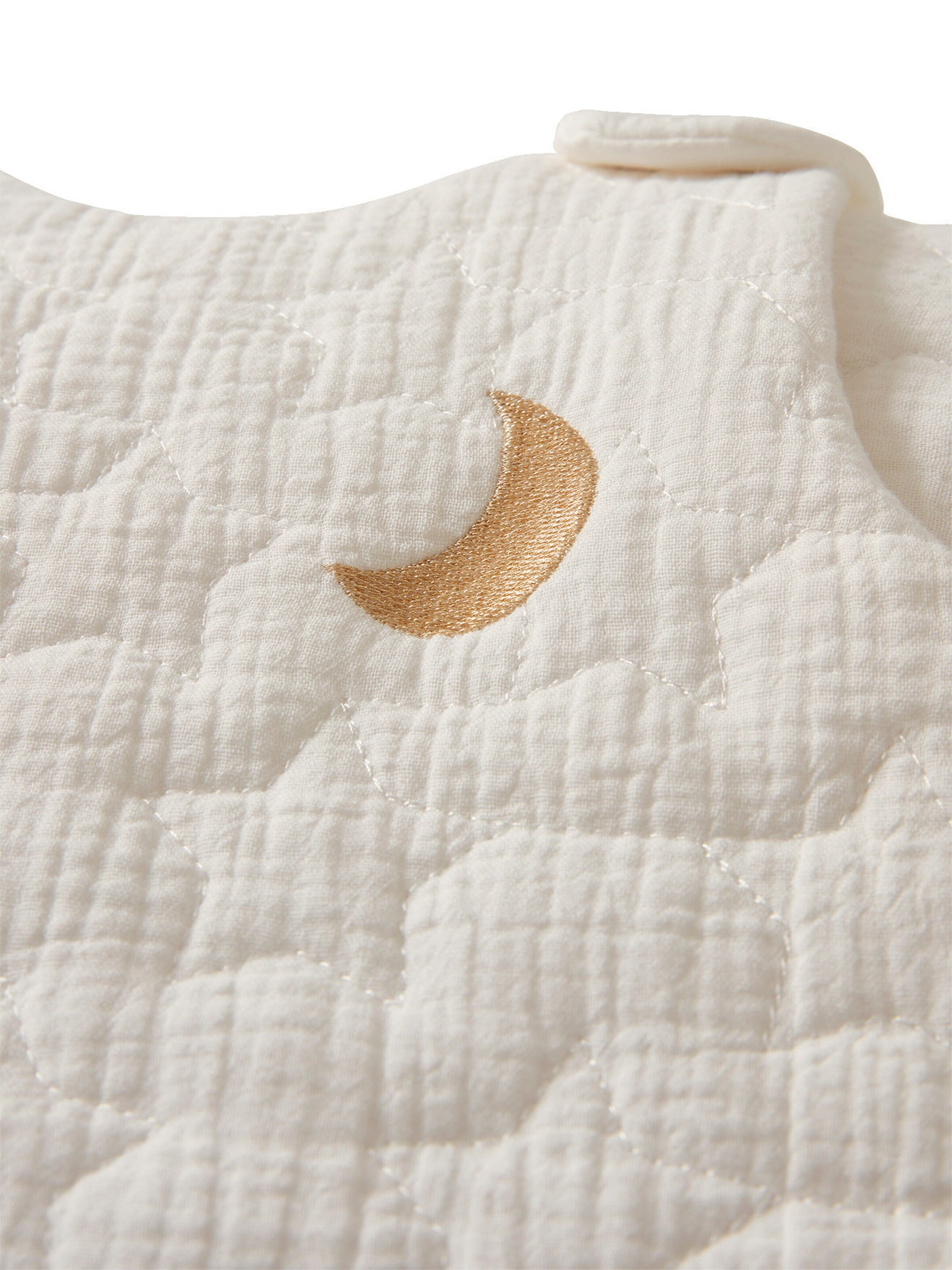 Vertbaudet Bio-Kollektion: Baby Winterschlafsack aus Musselin TRAUMNÄCHTE, Ärmel abnehmbar wollweiß
