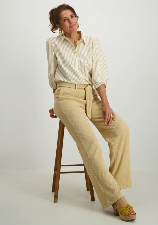 Tramontana Belted Trousers K02-16-102