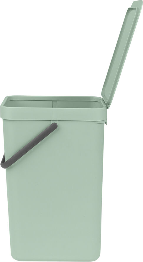 Brabantia Affaldsspand m/låg sort.kon. 16 ltr Jade green