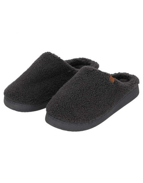 Apollo Heren Slof Teddy - Instappers - Antraciet Assorti 41\/42-43\/44-45\/46