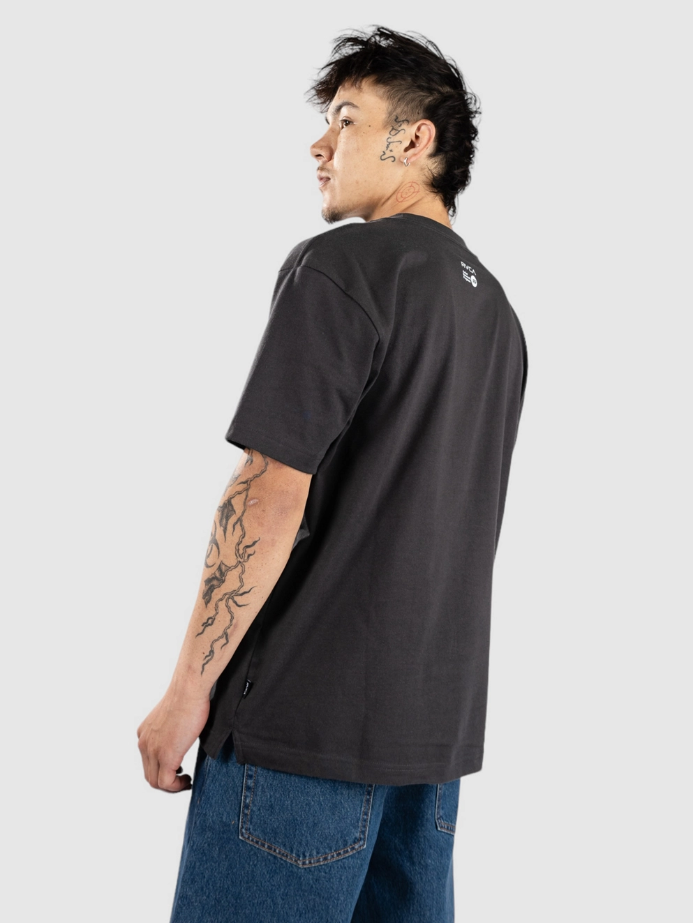 RVCA Sage Shroom T-Shirt washed black