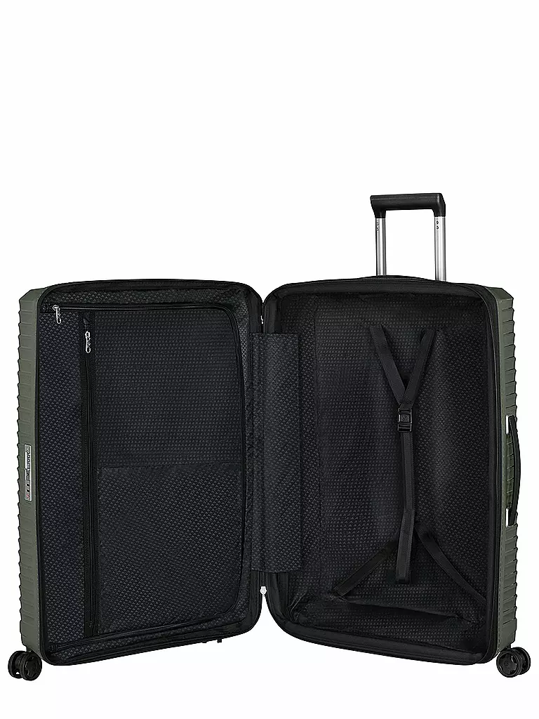 SAMSONITE Trolley Upscape Spinner 75 Erweiterbar Climbing Ivy dunkelgrün