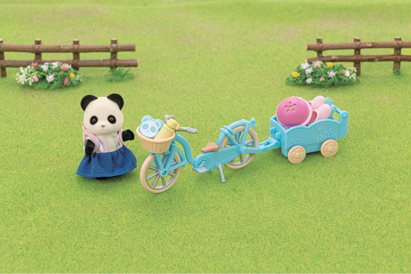 Sylvanian Families - Cykel og Rulleskøjte legesæt med figur (5652)