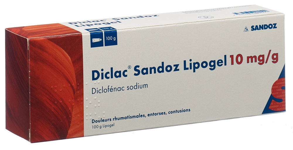 DICLAC Sandoz Lipogel 10 mg/g Tb 100 g
