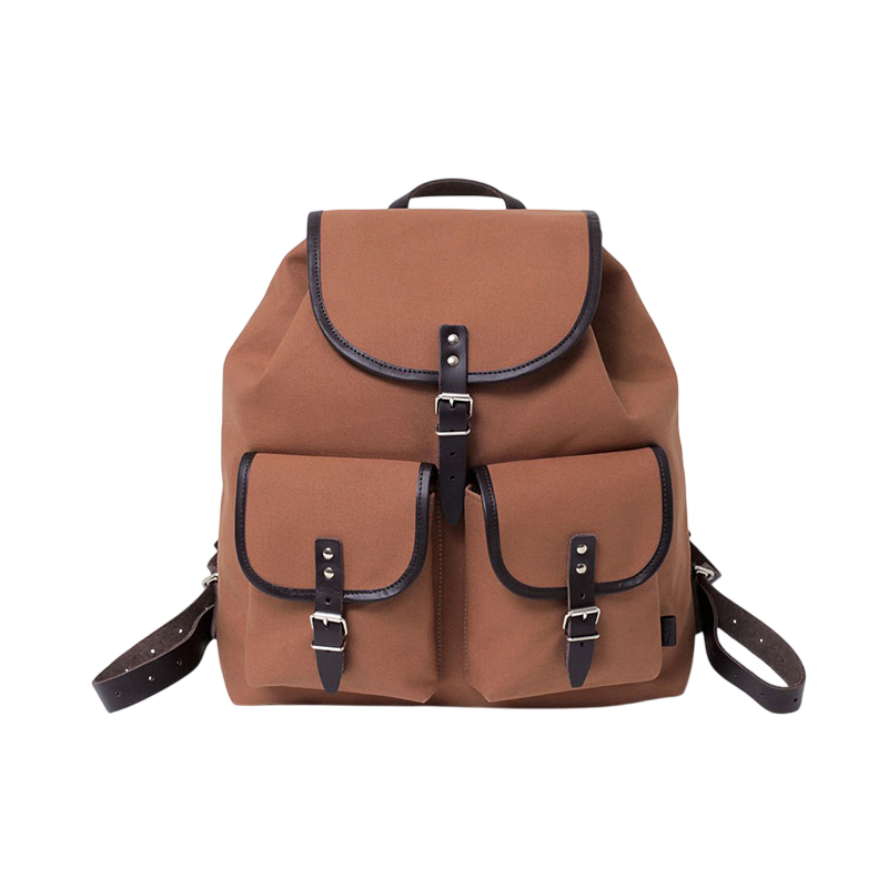 Rucksack Georgia Leder Braun Mahagoni
