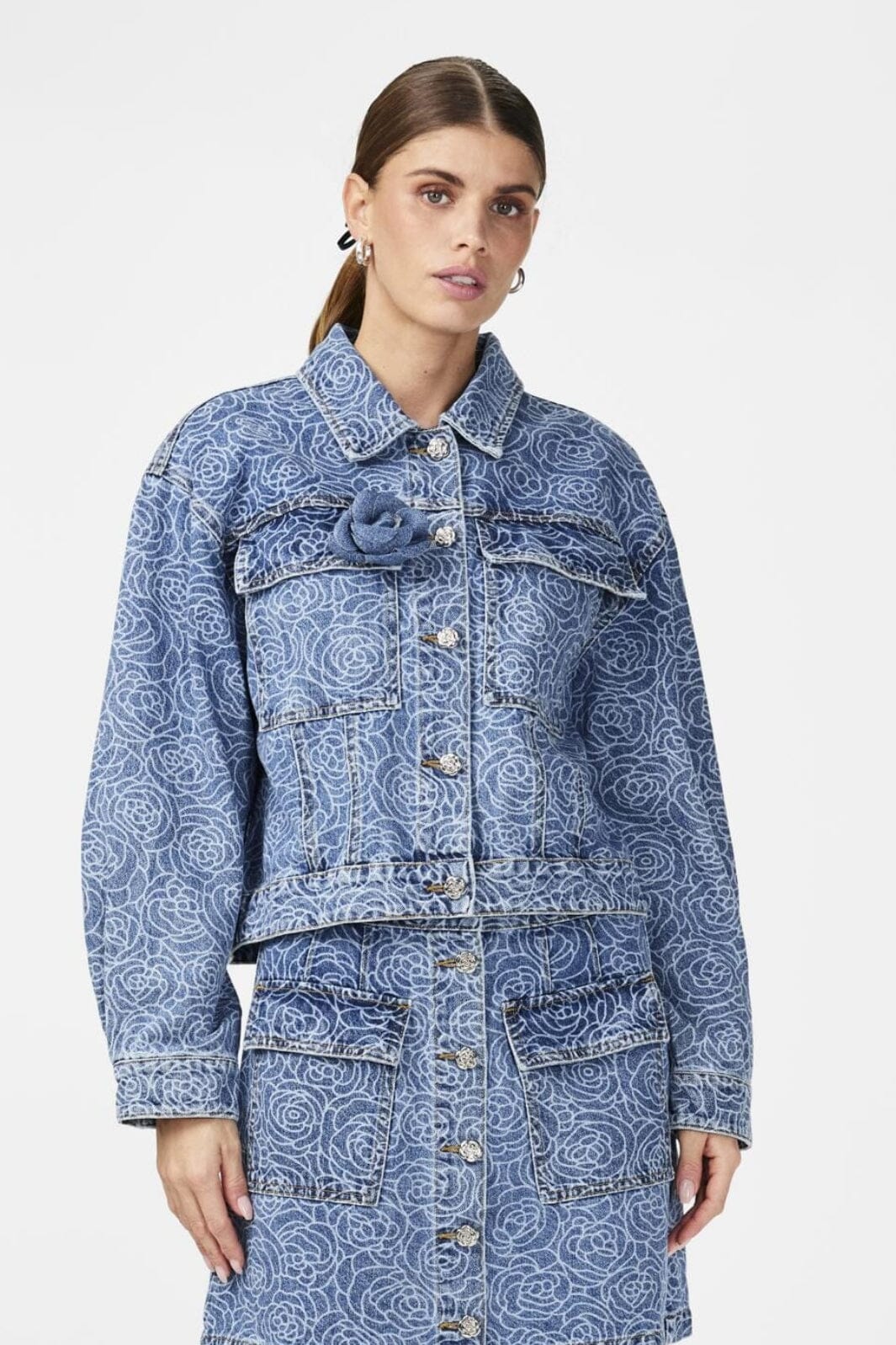 Y.A.S Yasrosalyn Ls Denim Jacket