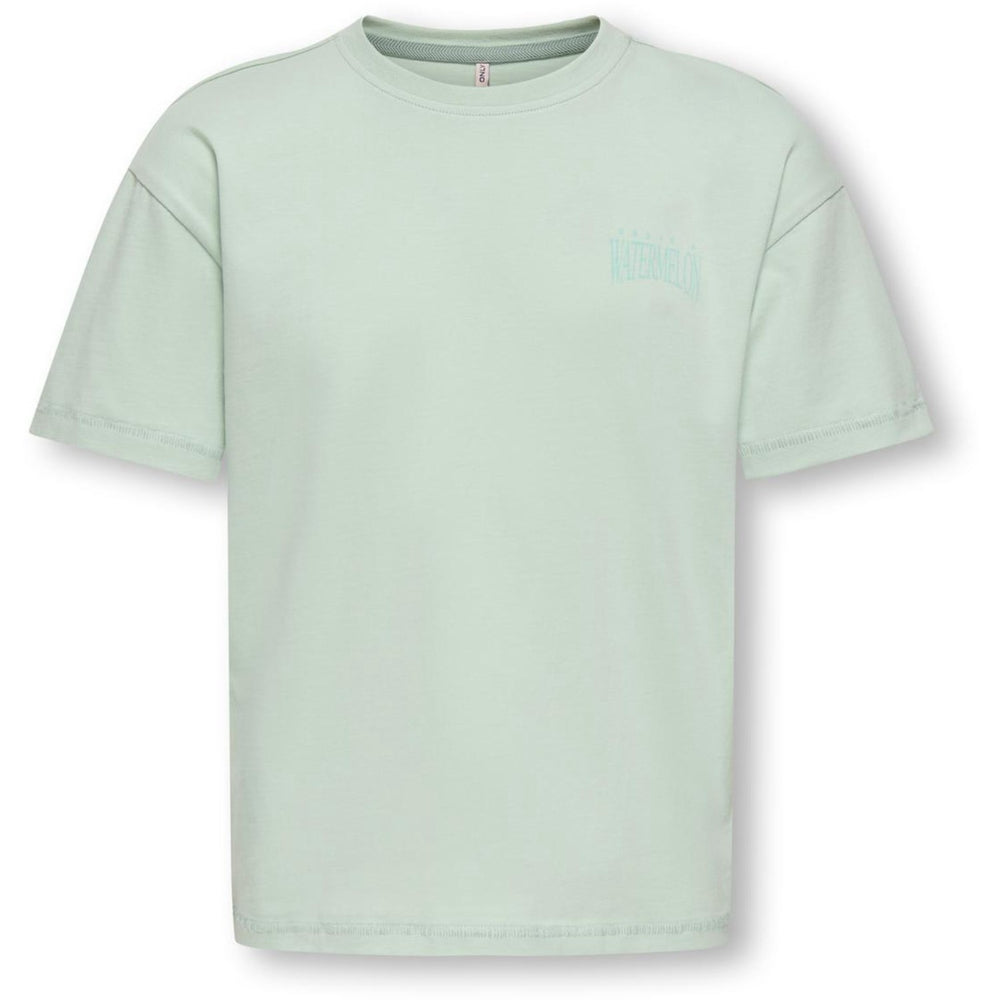 Køb kids ONLY Aqua Foam Watermelon Koghelen Life S/S Loose Tee Jrs Noos