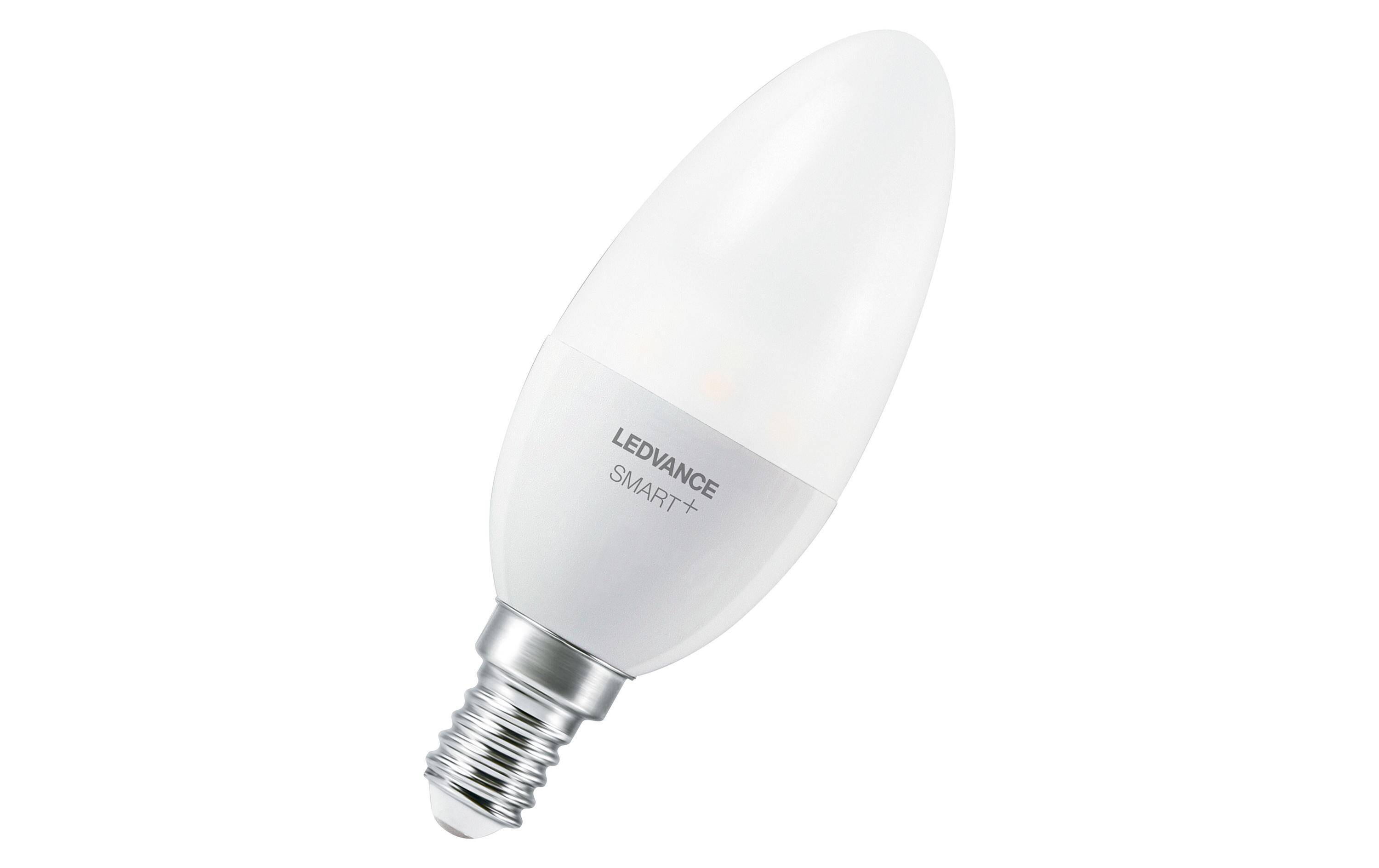 SMART+ Matter Candle Multicolor 4.9W 827-865 E14Klassische Kerzenform mit Matter technologie