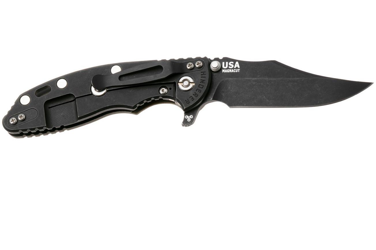 Rick Hinderer XM-18 3.5, Battle Black CPM MagnaCut Bowie, OD Green G10 zakmes