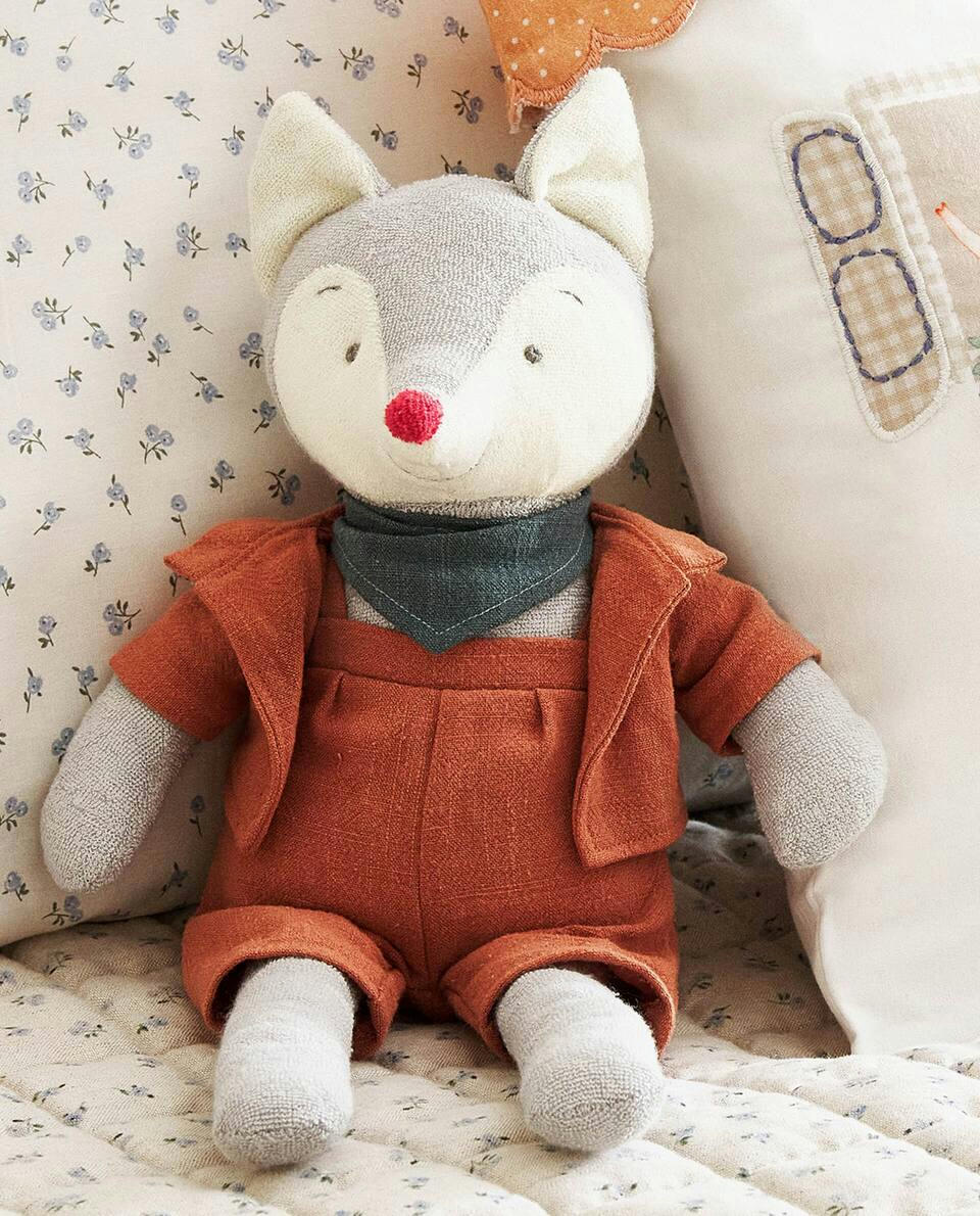 BRINQUEDO DE PELÚCIA DO LOBO MAU PARA CRIANÇAS