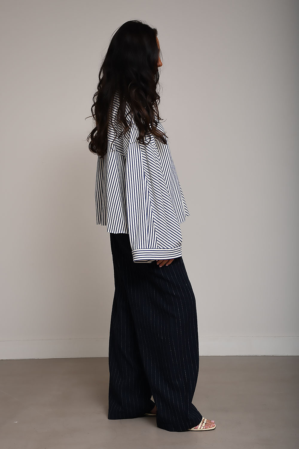 Paoline striped cotton shirt