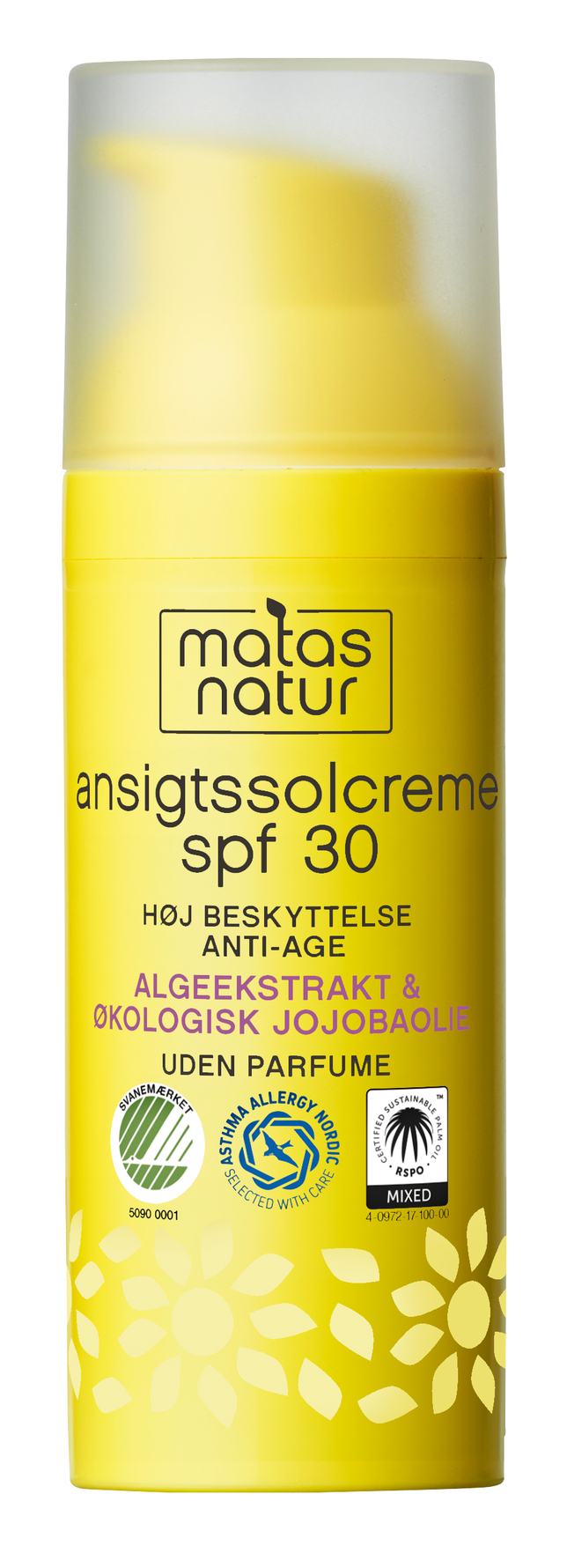 Matas Natur Ansigtssolcreme SPF 30 50 ml