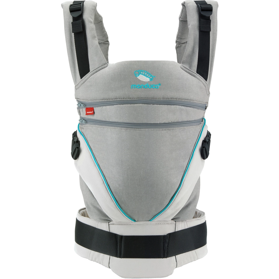 Manduca Babytrage XT Cotton Grey-Ocean