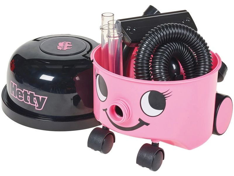 Casdon Spiel-Haushaltsgerät Staubsauger Hetty Batteriebetriebener Spielzeug-Staubsauger