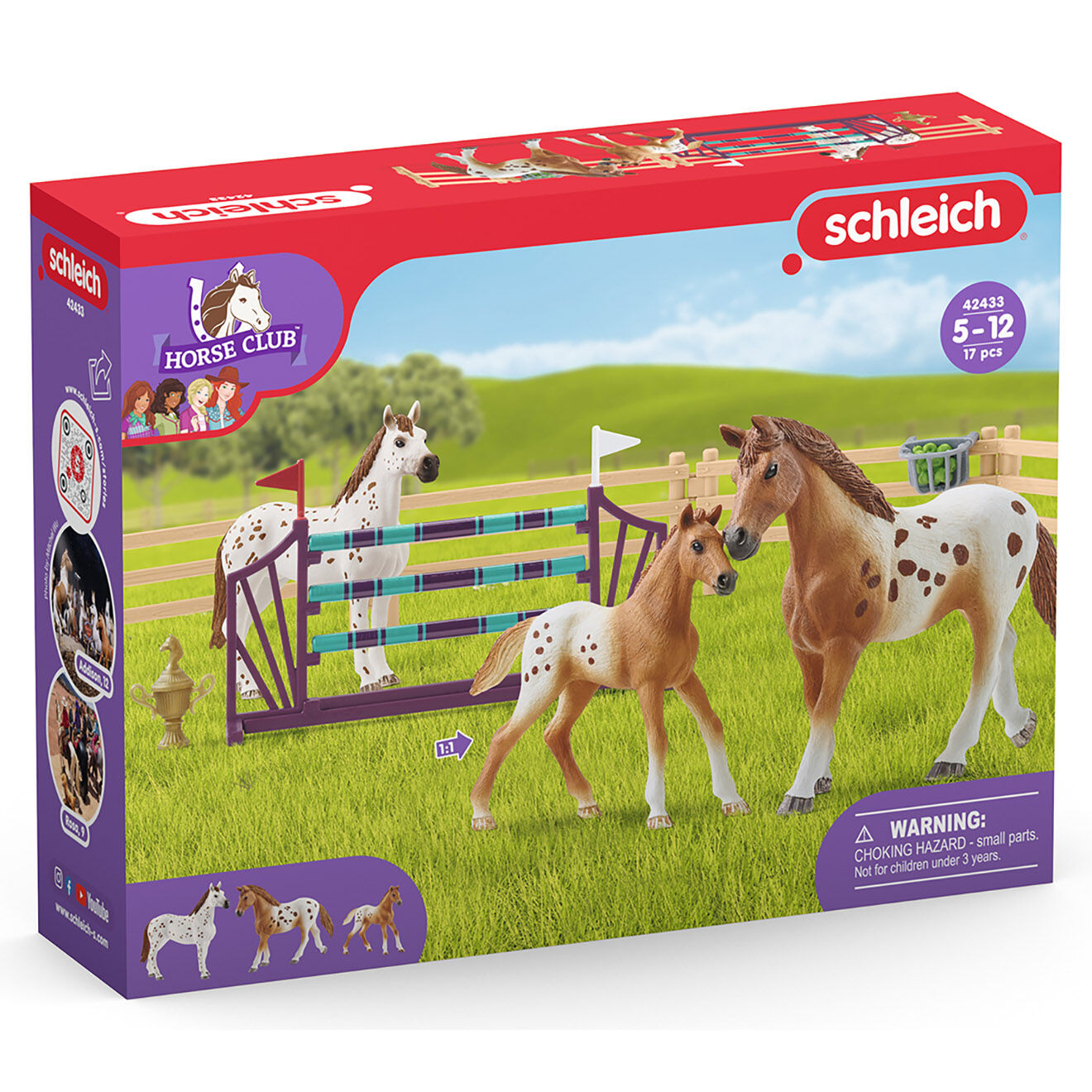 Schleich L'entraînement au concours d'Horse Club Lisa multicolore