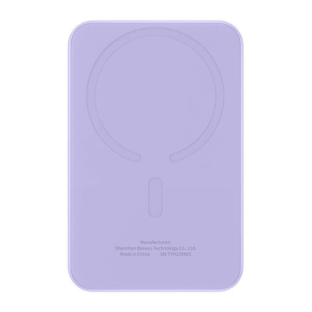 Magnetisk Mini Powerbank Baseus 5000mAh 20W (lilla)