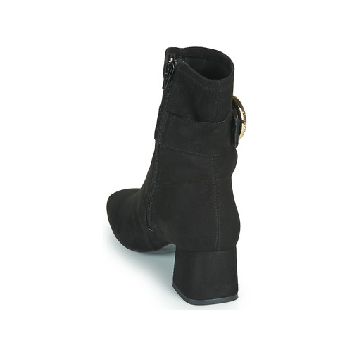 JB Martin - LAMIE - TOILE SUEDE STRETCH NOIR